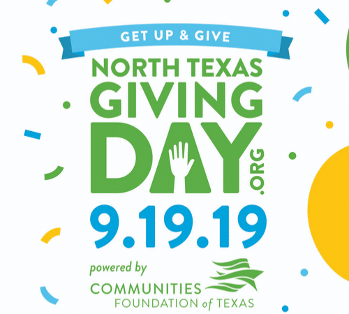 Thank You For Participating in North Texas Giving Day 2019!