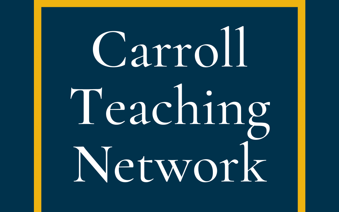 Carroll Teaching Network releases course lineup for Spring 2021