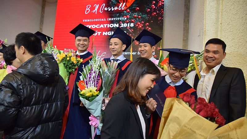 The first graduation of Carroll students in Vietnam